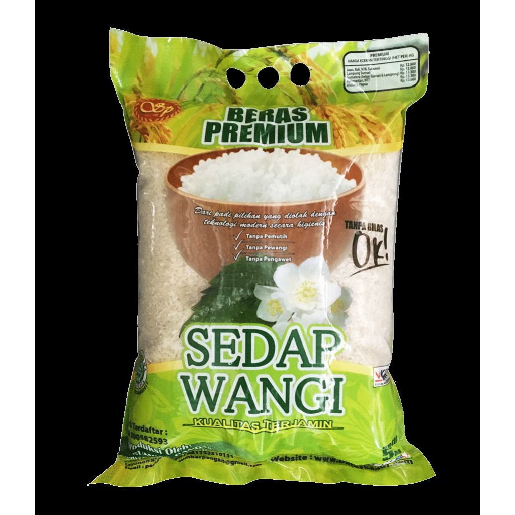 

Sedap Wangi Beras Kemasan 5 Kg