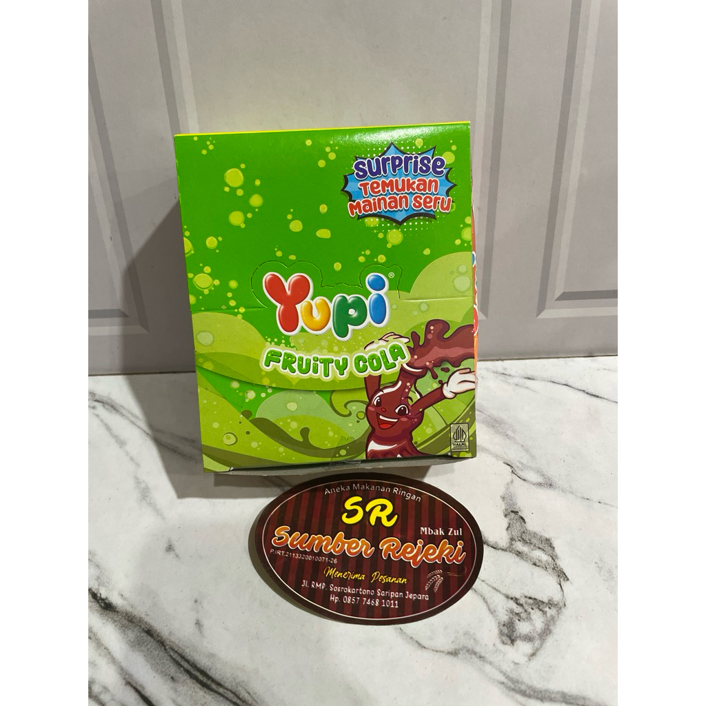 

YUPI FRUITY COLA ISI 24pcs