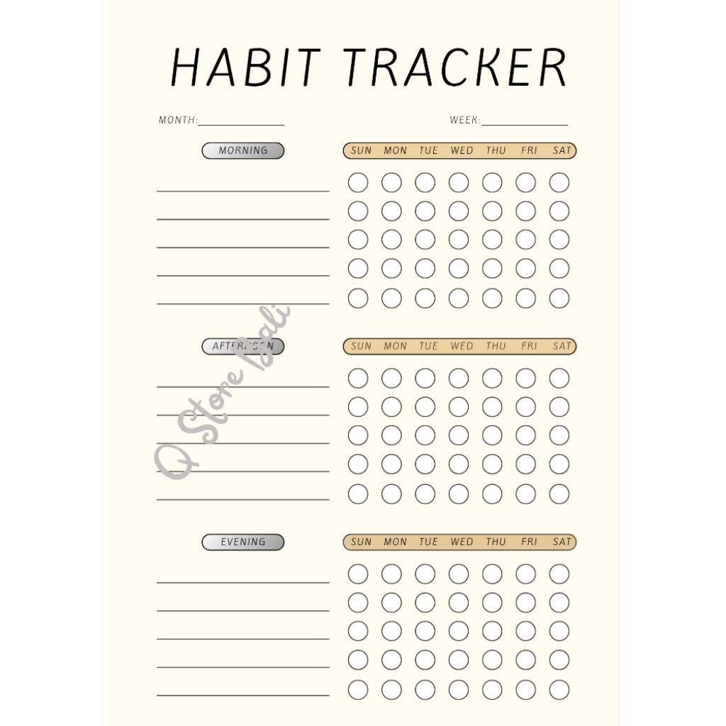 

Habit Tracker A5 | Alat Pantau Kebiasaan Harian, Bulanan – Planner Self Improvement & Produktivitas
