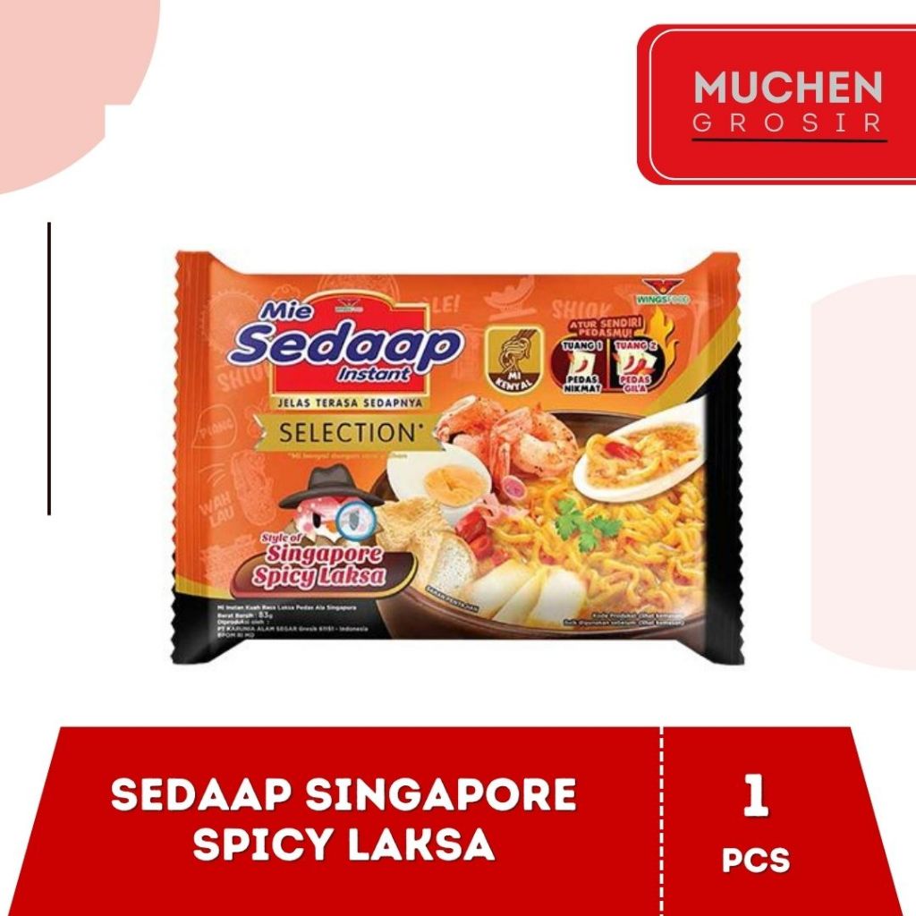 

Mie Sedaap Selection Singapore Spicy Laksa / Mie Laksa