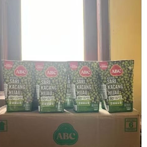 

MINUMAN SARI KACANG HIJAU UKURAN 100ML ,1 KARTON ISI 48 PCS