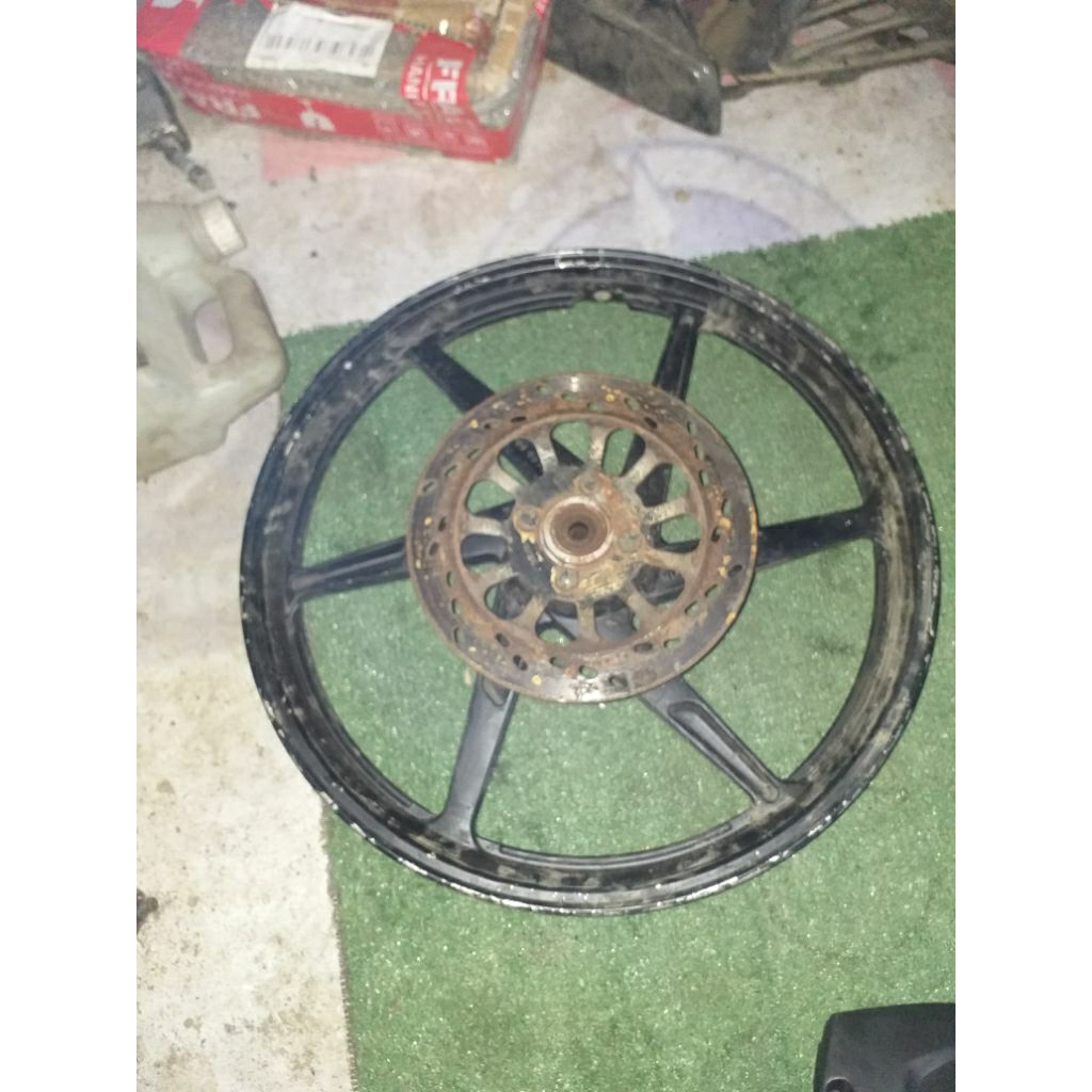 velg racing satria 2tak lumba hiu depan saja velg racing depan