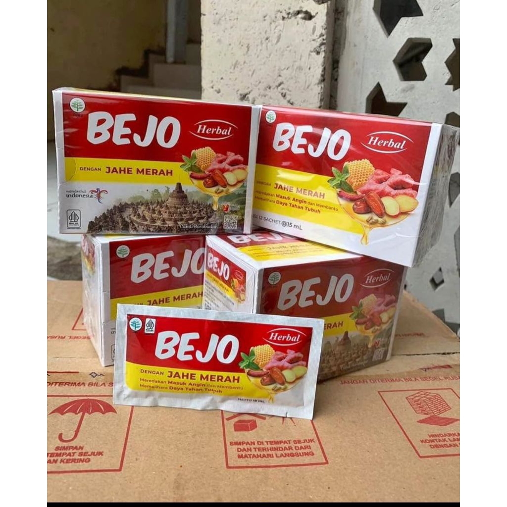 

bejo jahe merah jamu masuk angin 6x15 ml