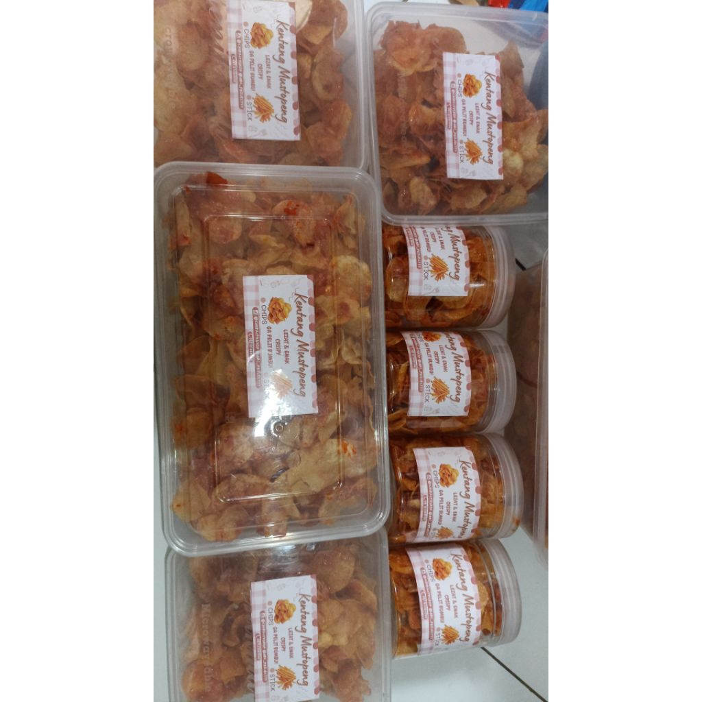 

KENTANG MUSTOFA, KENTANG BALADO, KENTANG PEDAS, KENTANG ASAM MANIS, KERIPIK KENTANG