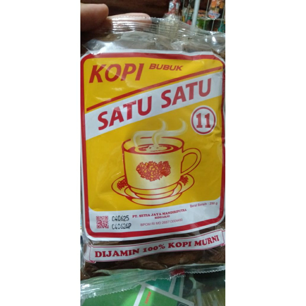 

Kopi Bubuk Satu Satu 250gr