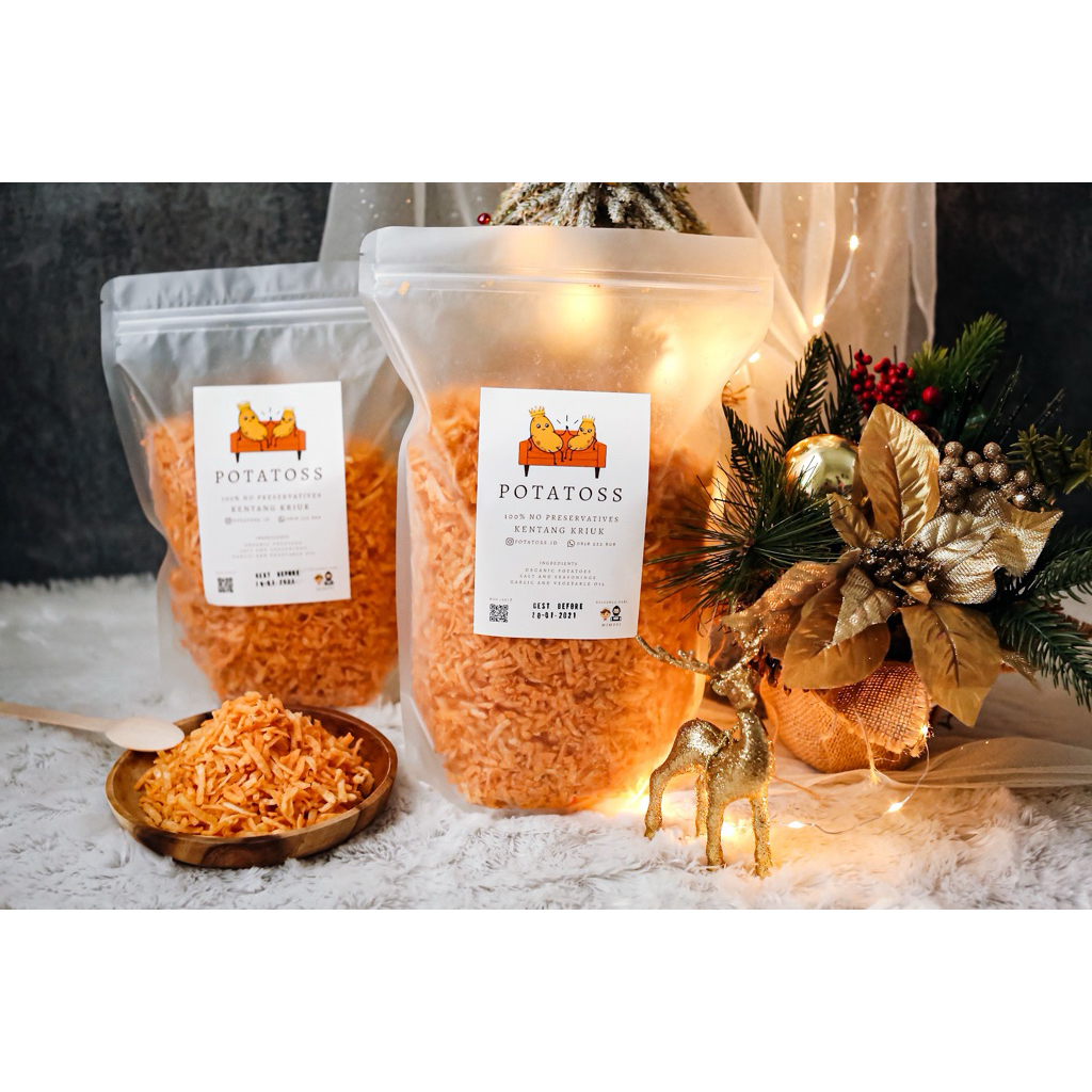 

(MEDIUM 300GR - CHEESE) Potatoss Kentang Kriuk Serut