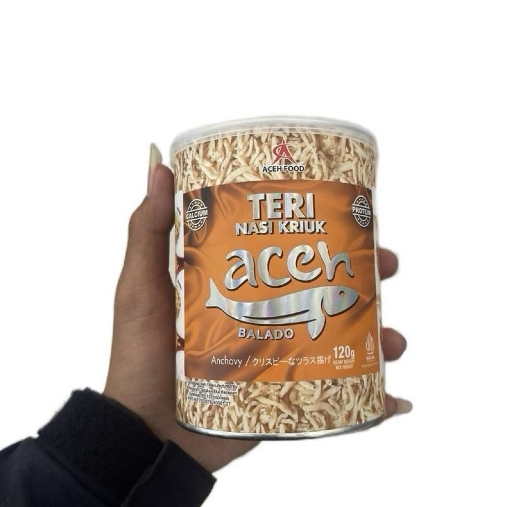 

Teri Nasi Kriuk Aceh | Rasa Original Balado 120g
