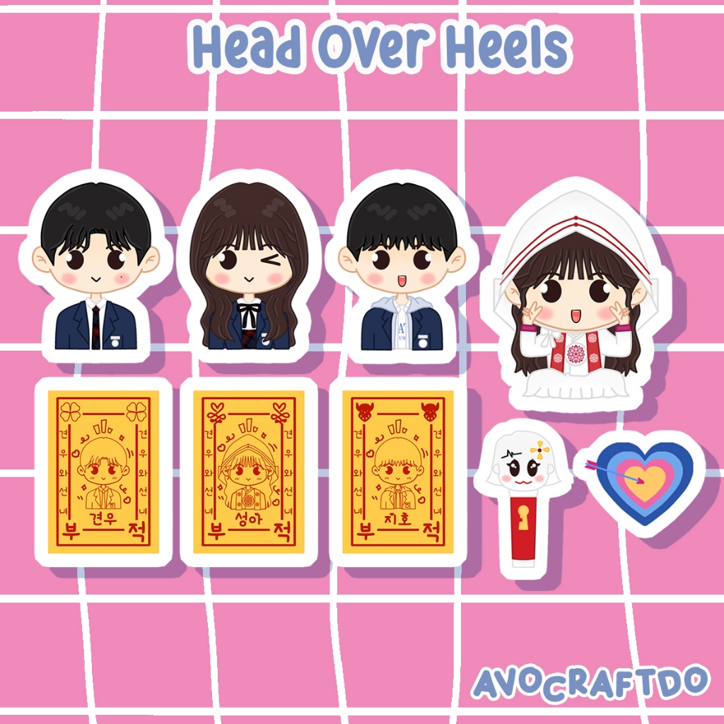 

[ AVOCRAFTDO ] Sticker Kdrama Head Over Heels Gyeonu die cut