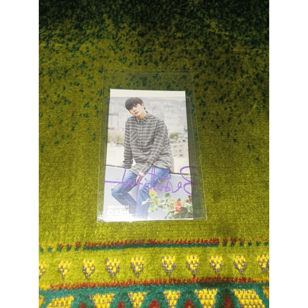 PHOTOCARD ONG SEONGWU WANNAONE