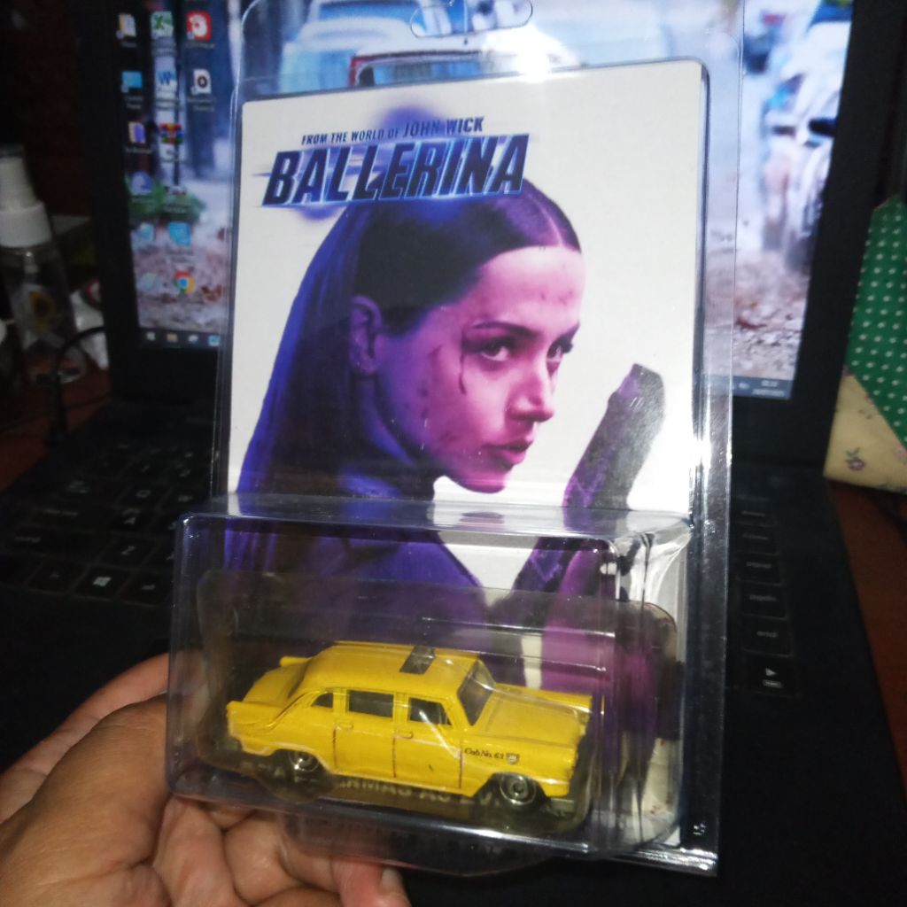 Custom Card Ballerina Ana De Armas John Wick Legacy Rare Taxi Checker Yellow Cab Mbx Machtbox Classi