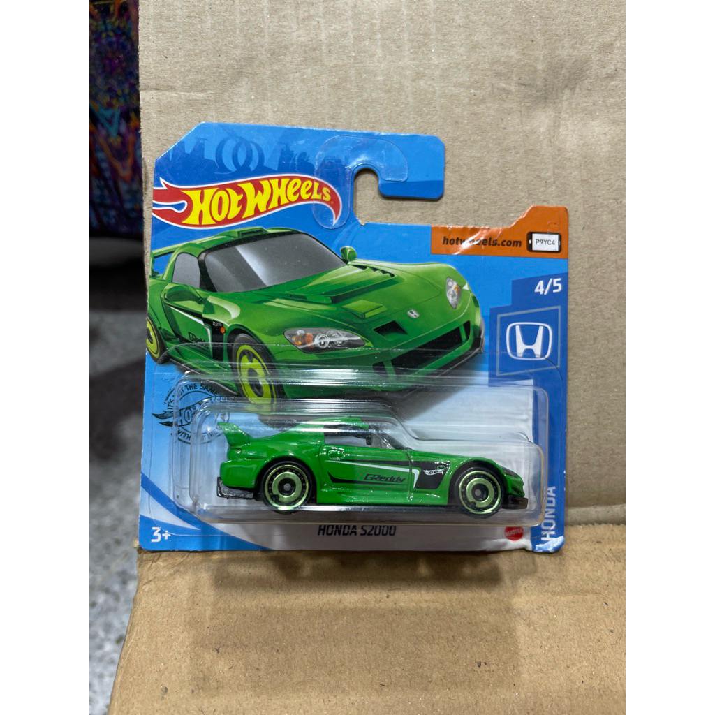 Hot Wheels Honda S2000 Hijau Green Short Card HotWheels