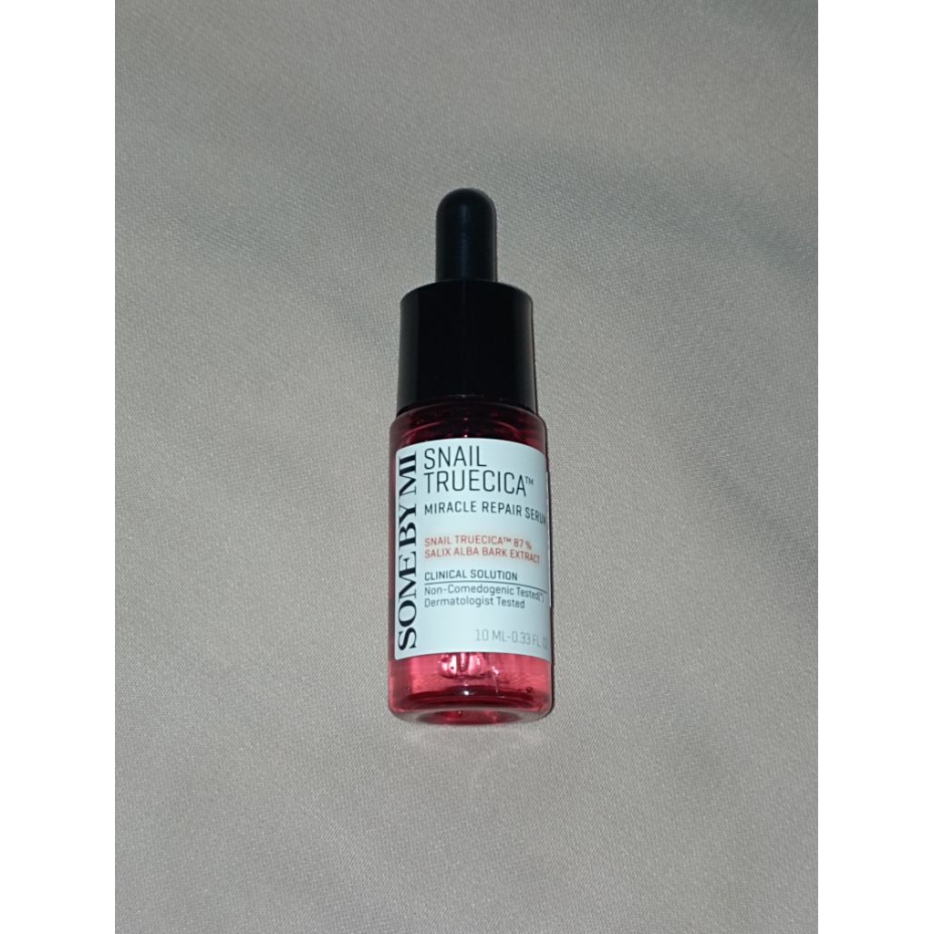 travel size some by mi black snail truecica serum 10ml. exp 01/2027