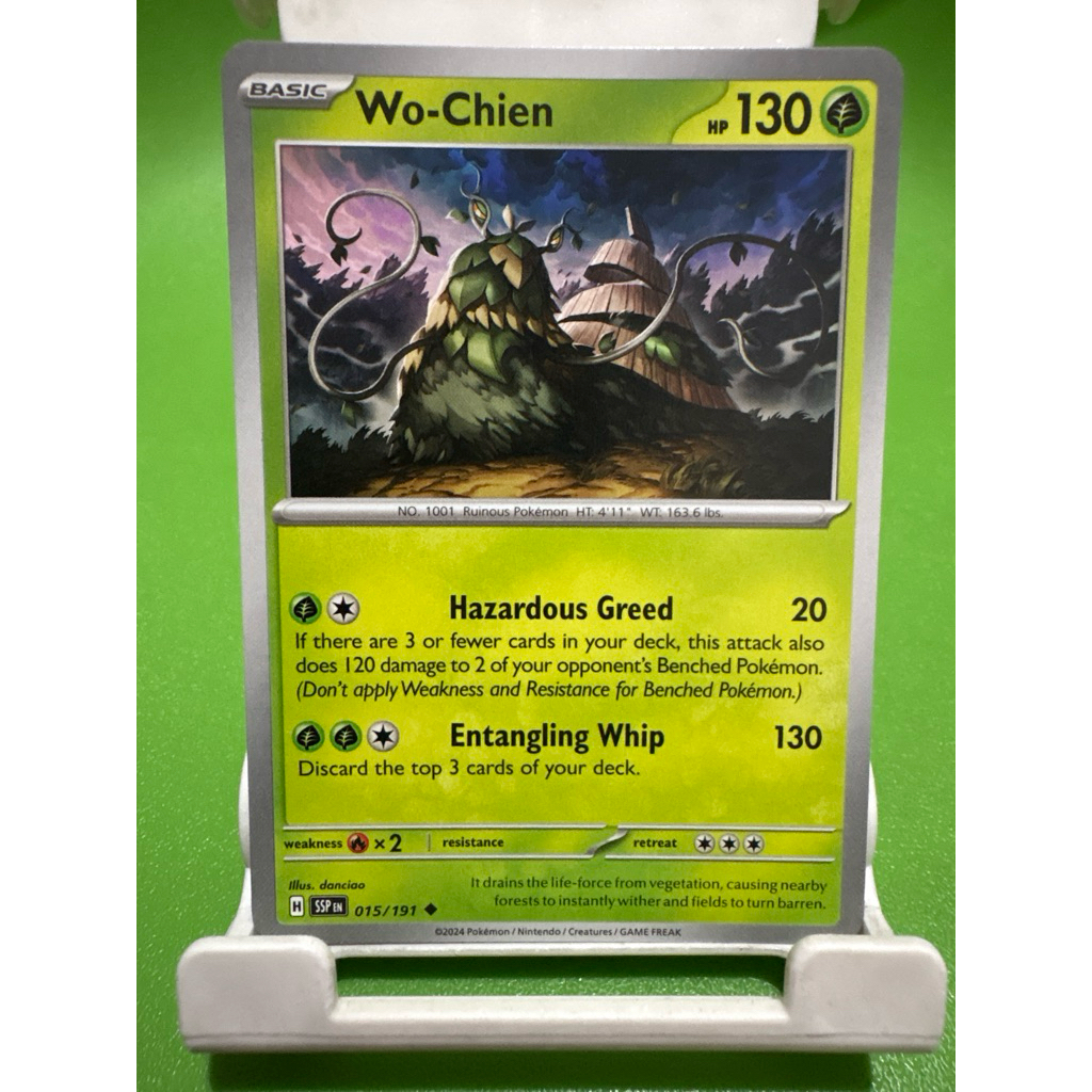 kartu pokemon original common wo-chien ssp 015/191