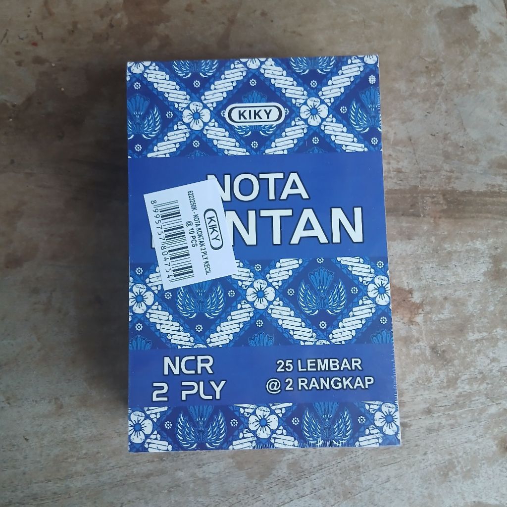

Buku Nota Kontan Kiky 2 Ply - 1 Pak Isi 10 Pcs