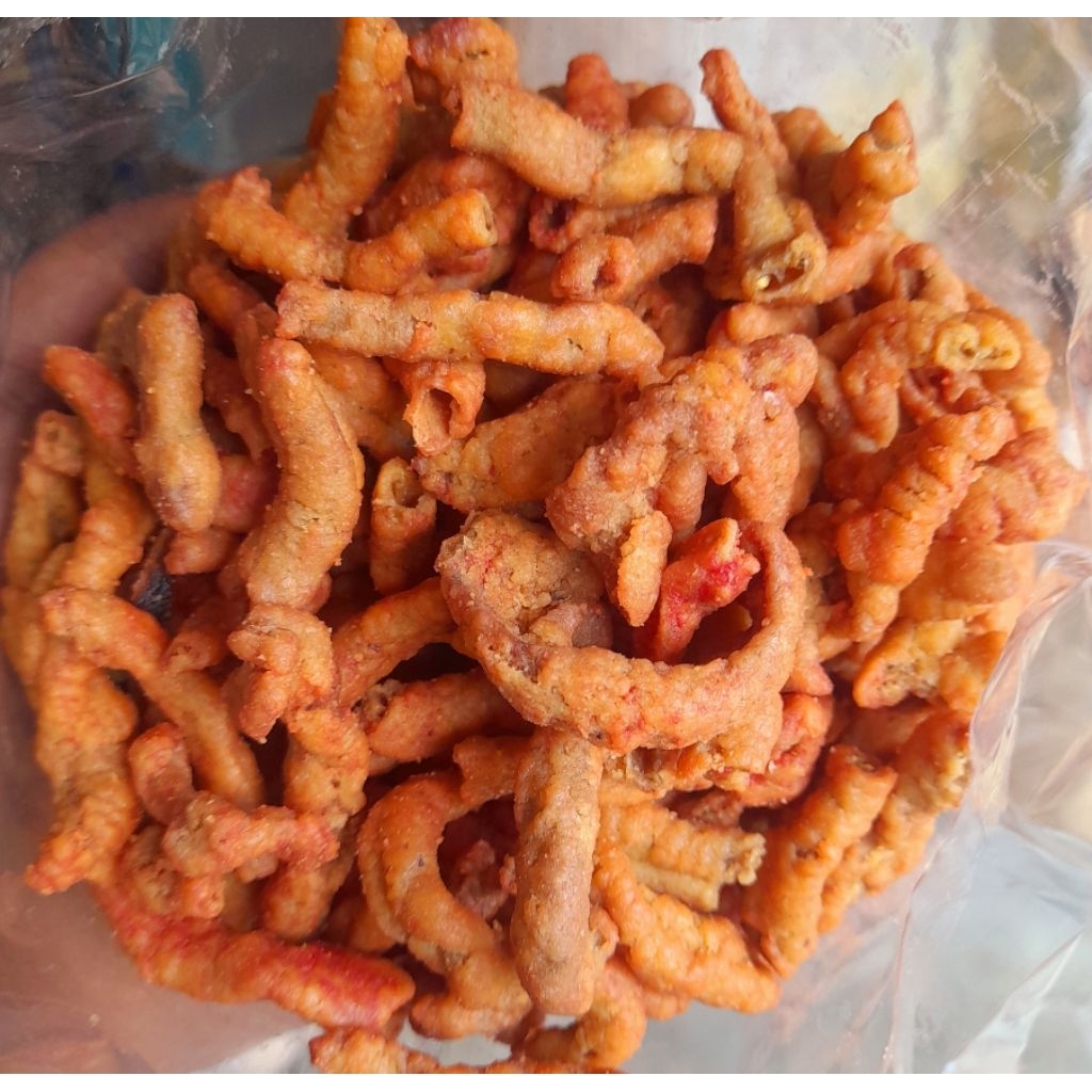 

Kripik Usus Balado enak dan renyah