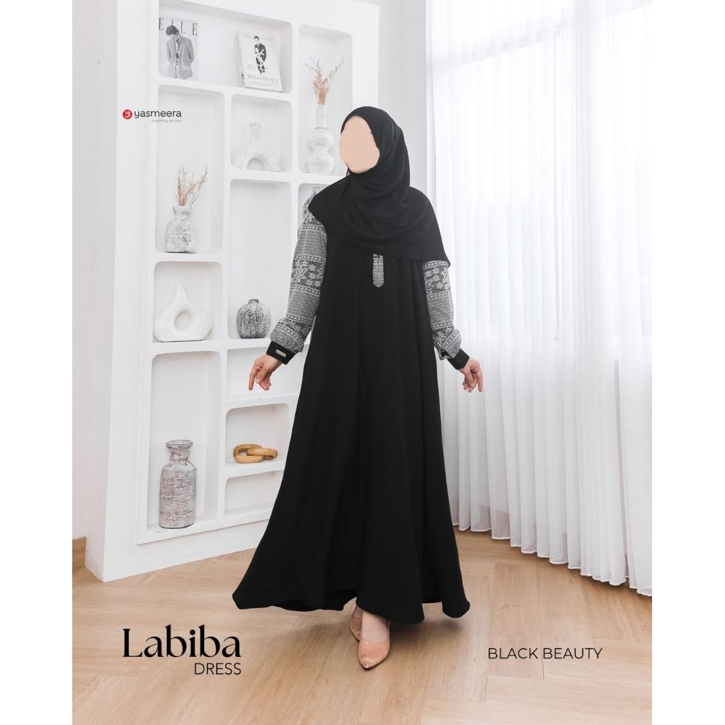 Yasmeera - Labiba Dress Polos Brukat Gamis