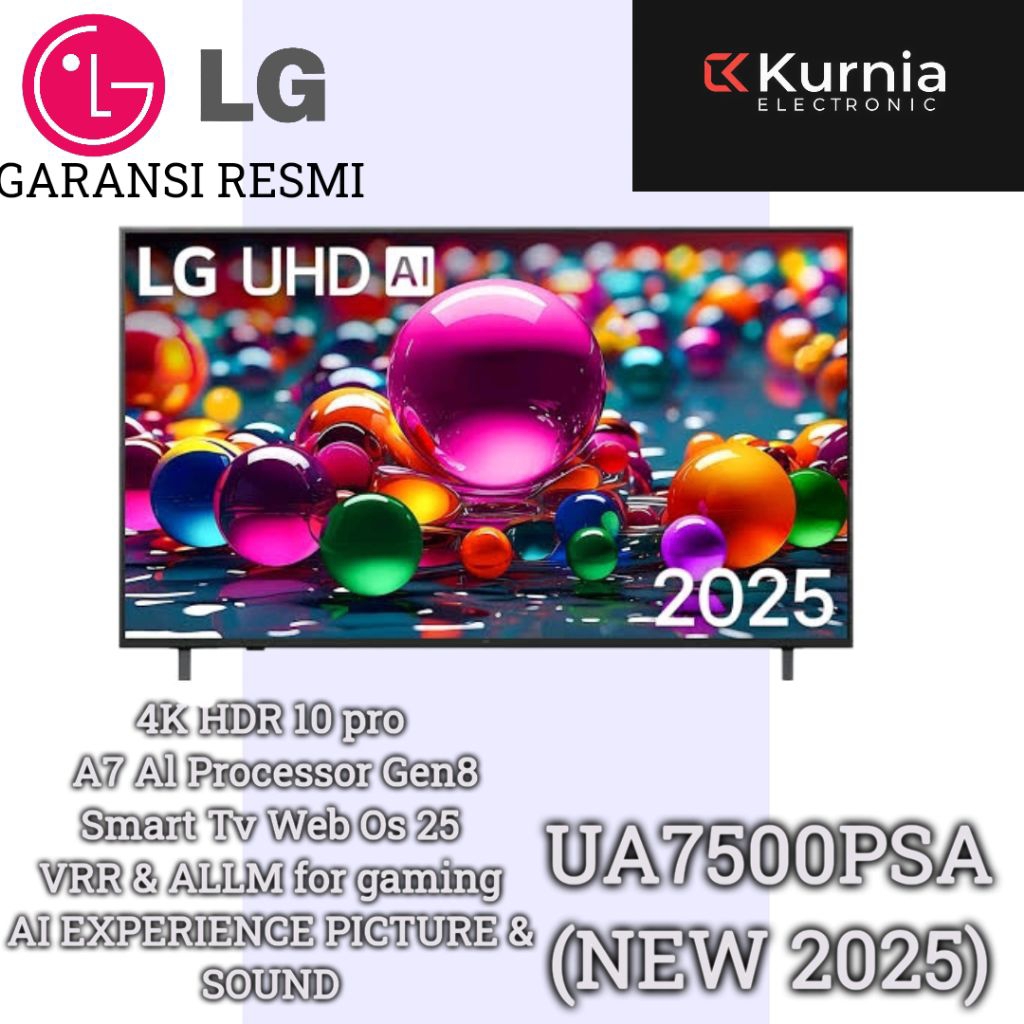 LG 55UA7500 / 55UA7500PSA  4K SMART TV 55 inch 2025 Series