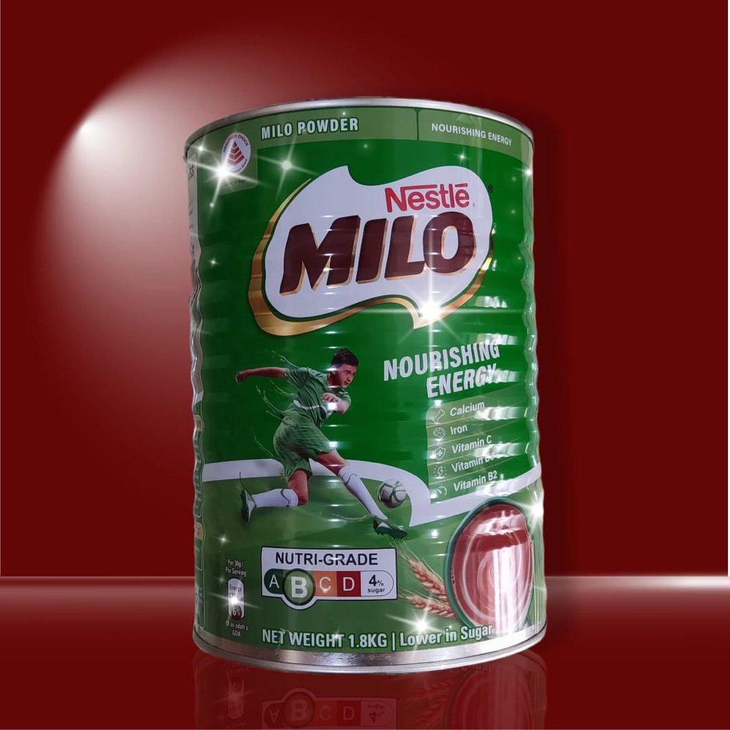 

Milo Bubuk Lower In Sugar Kaleng 1.8kg EXP 06/2026