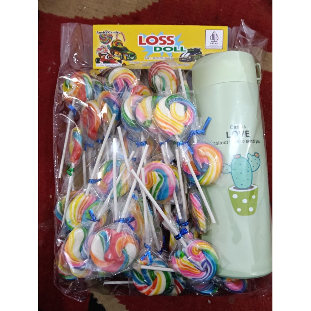 

LOLIPOP ISI 60 BIJI,BERHADIAH TEMPAT MINUM