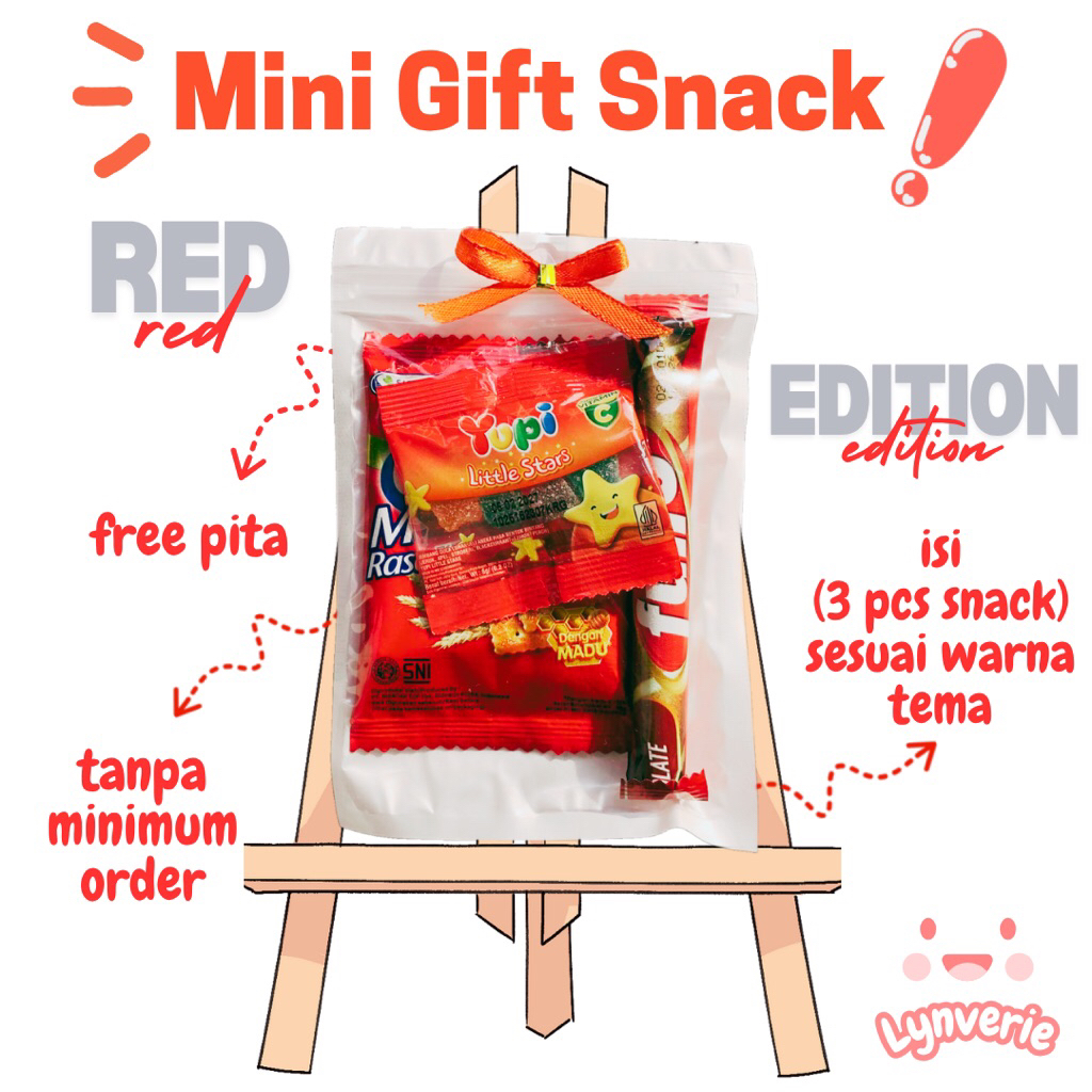 

MINI GIFT SNACK || RED EDITION || HAMPERS