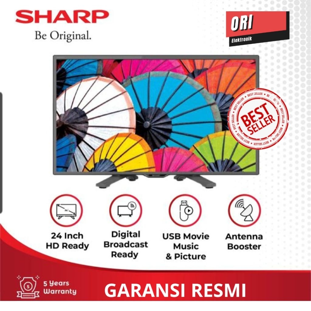 SHARP LED TV DIGITAL 24 INCH 24HD1500I