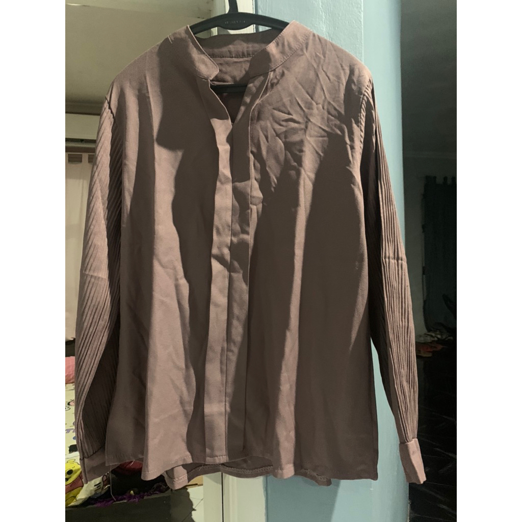 blouse ungu