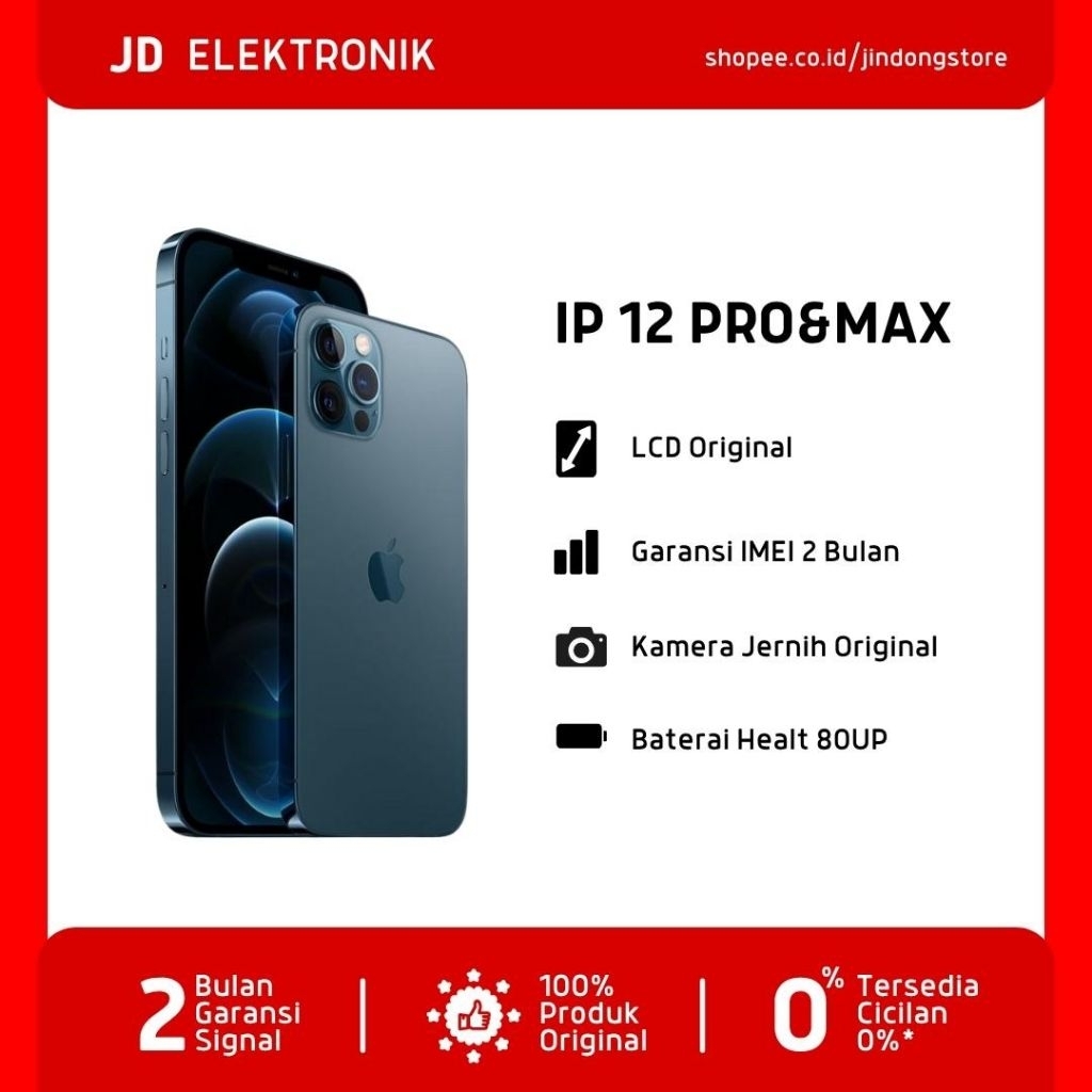 IP 12 PRO & PROMAX 256GB/128GB SECOND INTER ORIGINAL