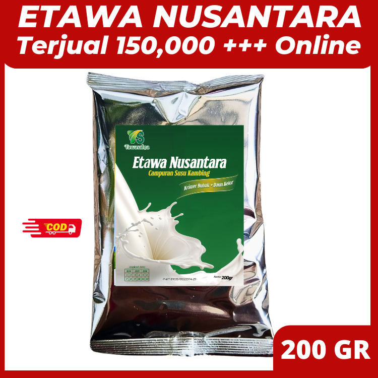 

Susu Kambing Etawa Bubuk NUSANTARA Plus Bidara Kelor untuk Lambung Gerd Jantung Kolesterol Insomnia Mencegah Kanker Produksi ASI