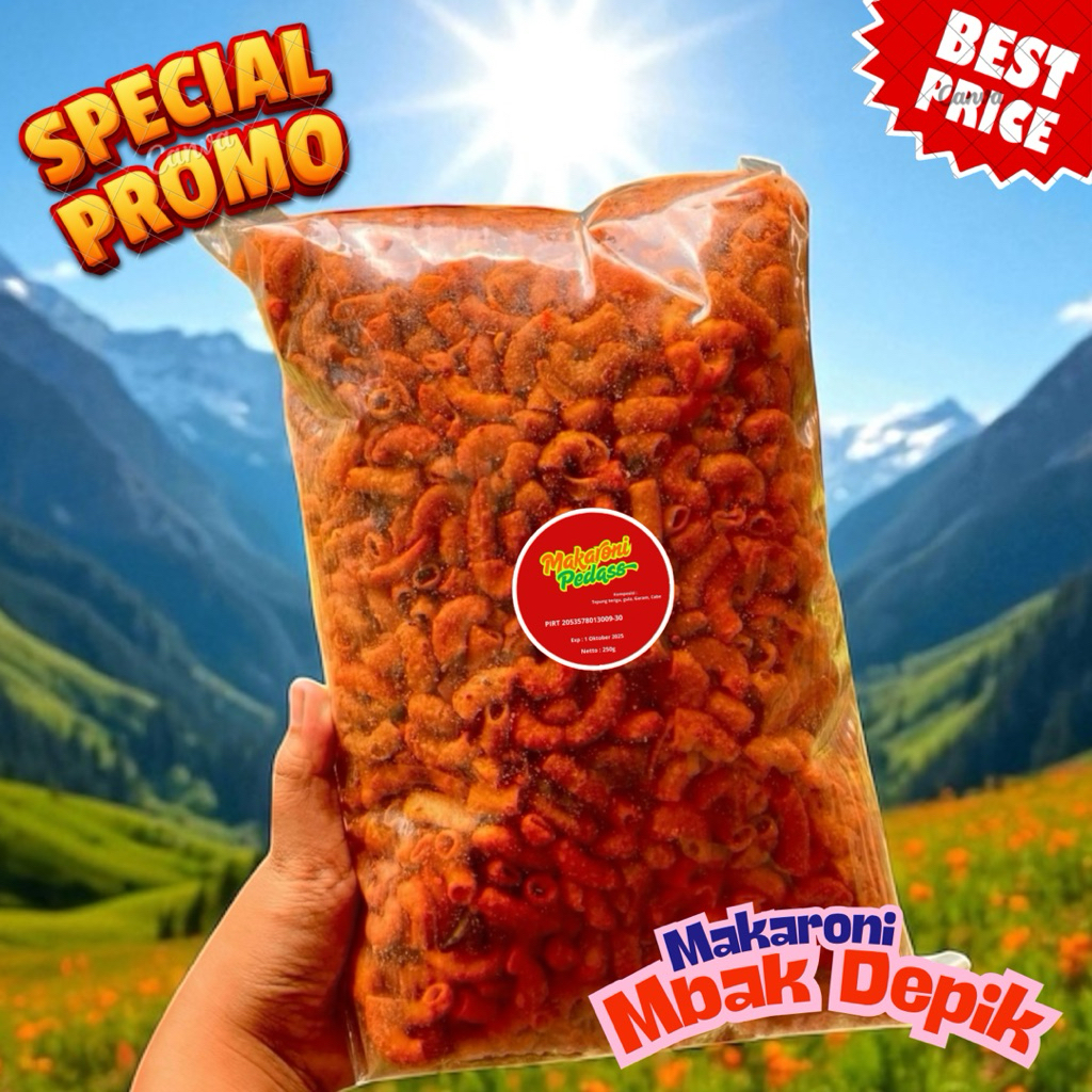 

Makaroni Dower 1/4kg Nggak Kuat Pedas Jangan Coba Makaroni Ini! 250g Surabaya