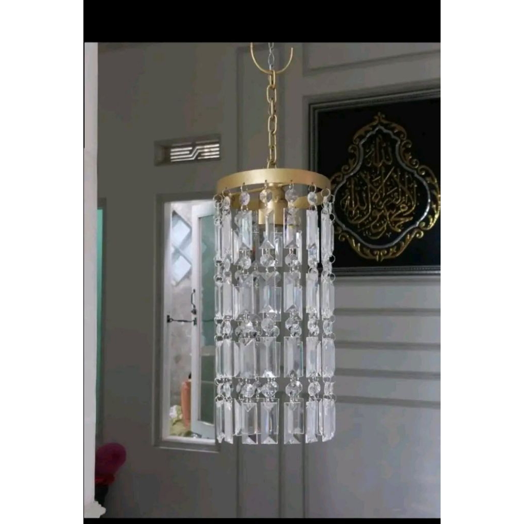 lampu gantung kristal akrilik dekorasi lampu hias