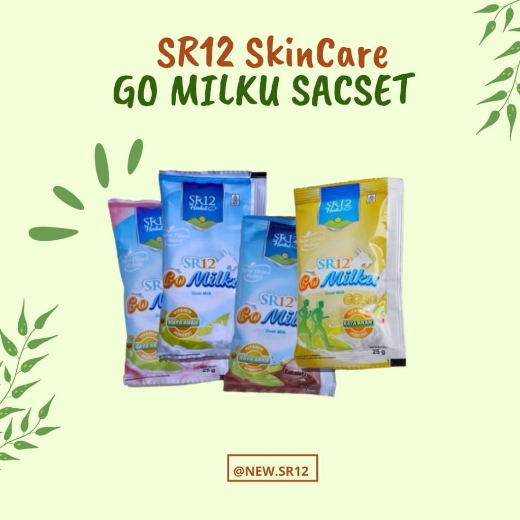 

Go Milku Susu SACHET 25gr GOMILKU Gold Original Cokelat Stroberi Susu Kambing Etawa ASLI HALAL BPOM