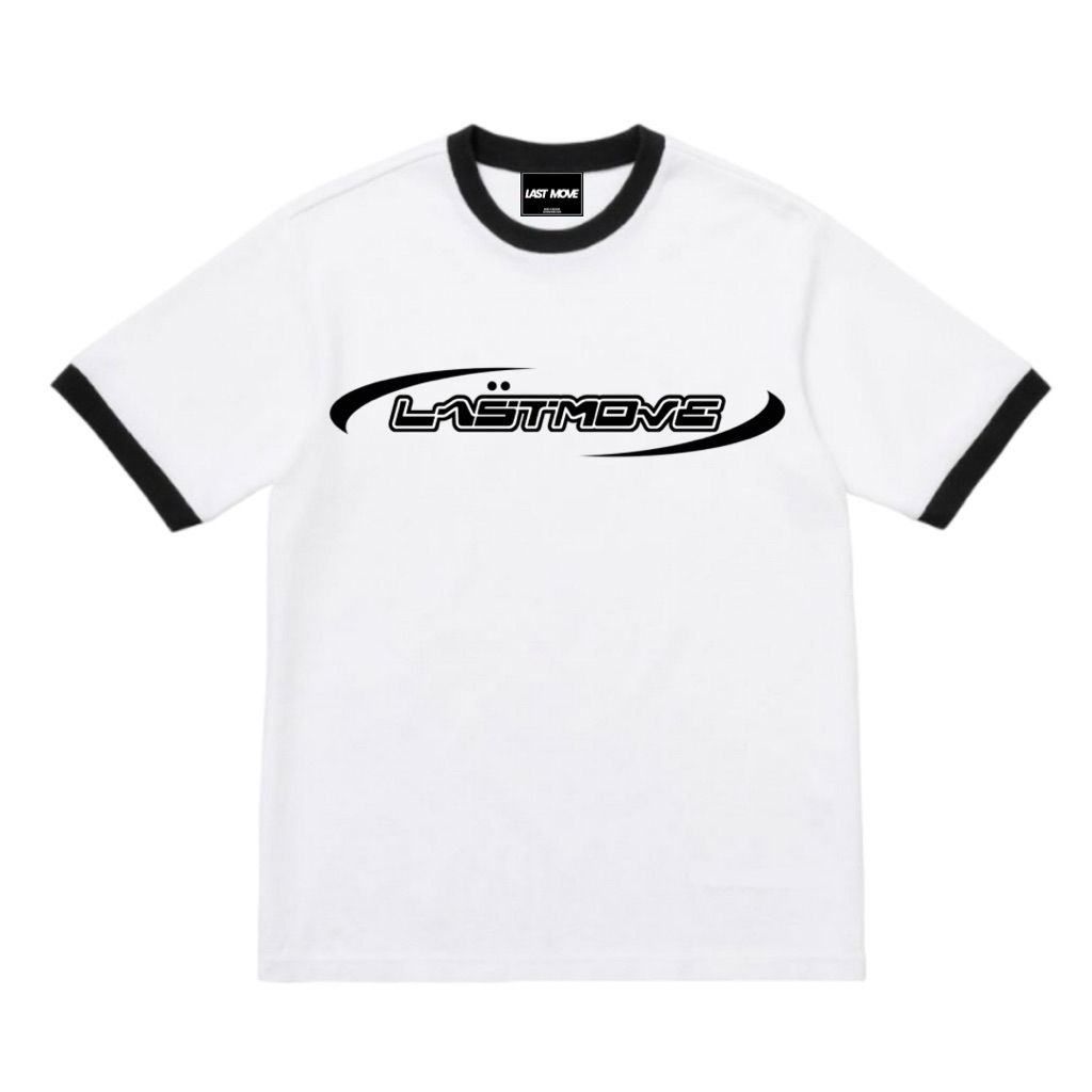 T-shirt Ringer Boxy Lastmove - Black Ringer