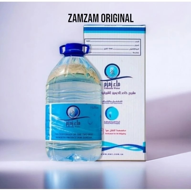 

AIR ZAM ZAM 5 LITER/ AIR ZAMZAM 5 LITER ORIGINAL /GARANSI JIKA BARANG TIDAK ASLI