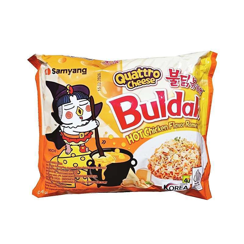 

Samyang ayam pedas buldak quattro cheese 145 gram