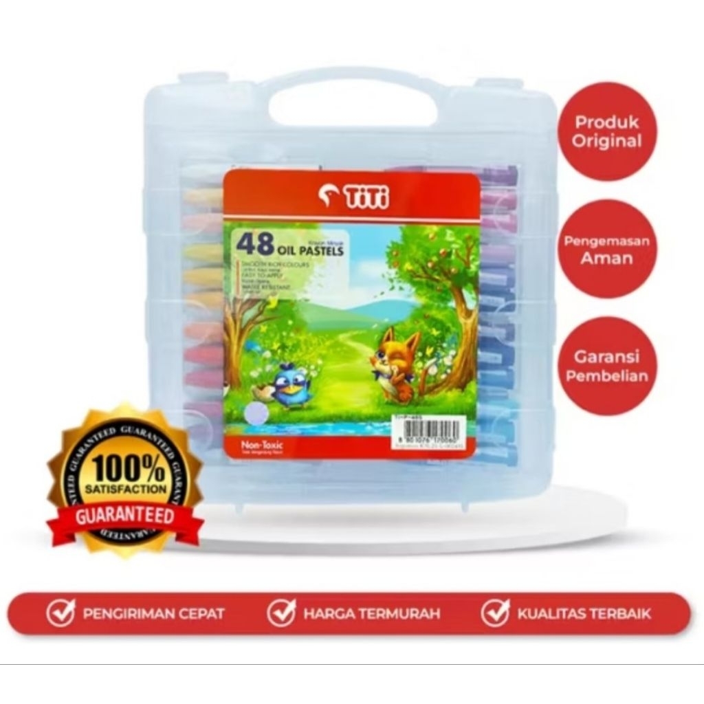 

KRAYON TiTi 48 , 55 WARNA KERAYON CRAYON SET OIL PASTEL