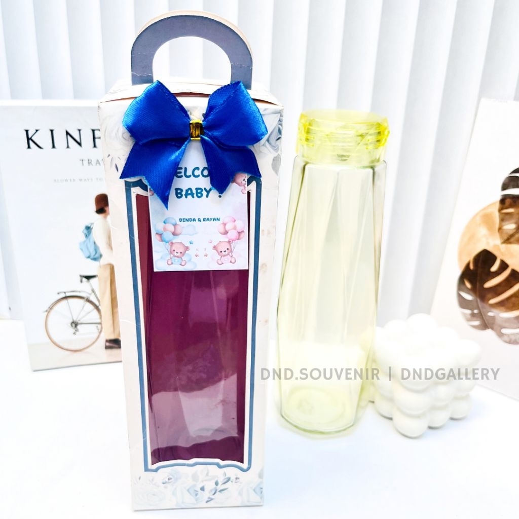 SOUVENIR TUMBLER KRISTAL KEMAS BOX MURAH / SOUVENIR BOTOL KRISTAL KEMAS BOX / SOUVENIR TUMBLER KEMAS