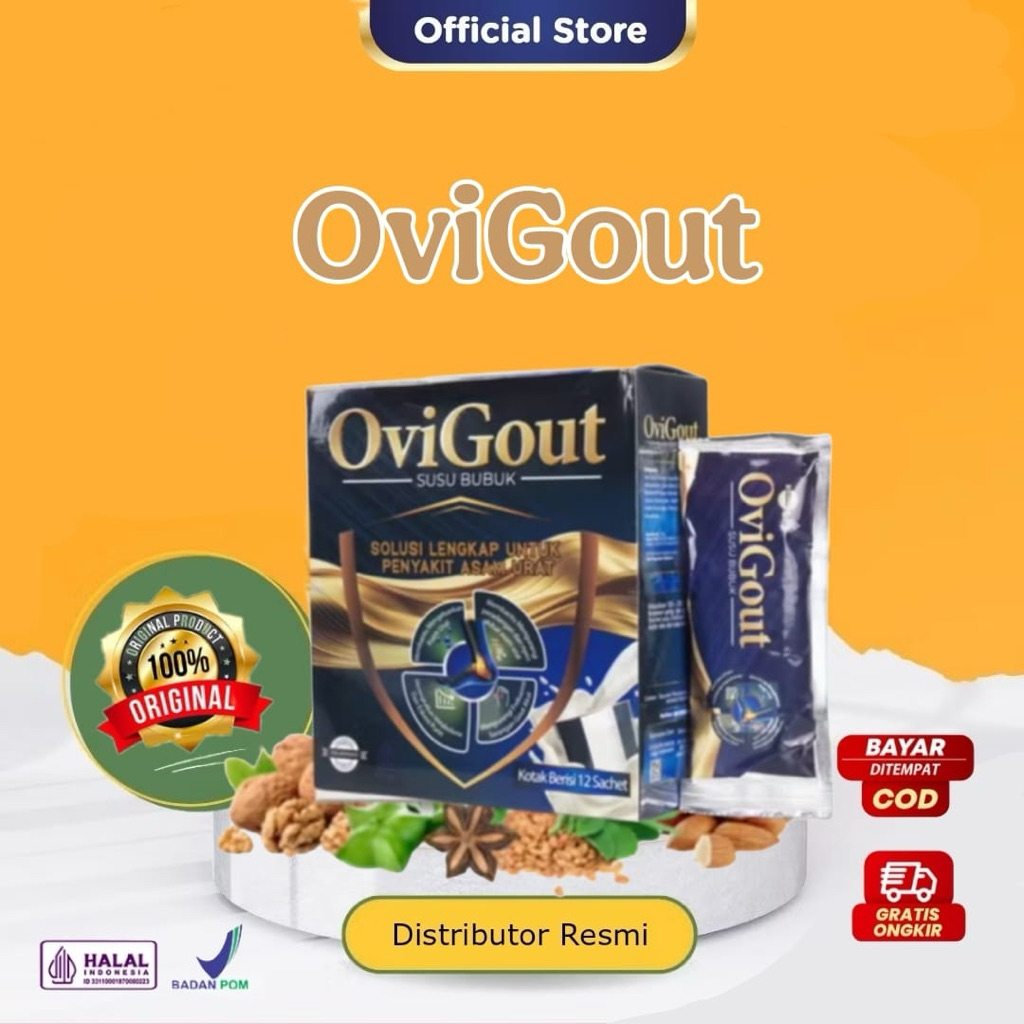

OFFICIAL OVIGOUT MILK SUSU OVIGOUT UNTUK ASAM URAT DAN NYERI SENDI / OVIGOUT MILK ORIGINAL ASLI
