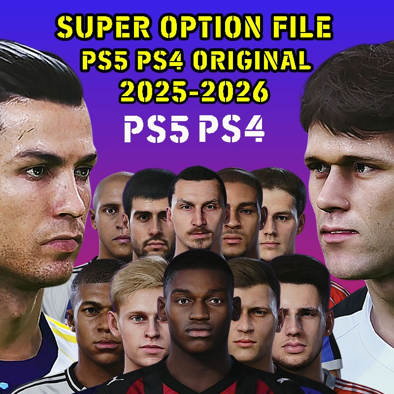 SUPER OPTION FILE PES 2020 SUPER LENGKAP DAN TERBARU PS5 PS4 ORIGINAL