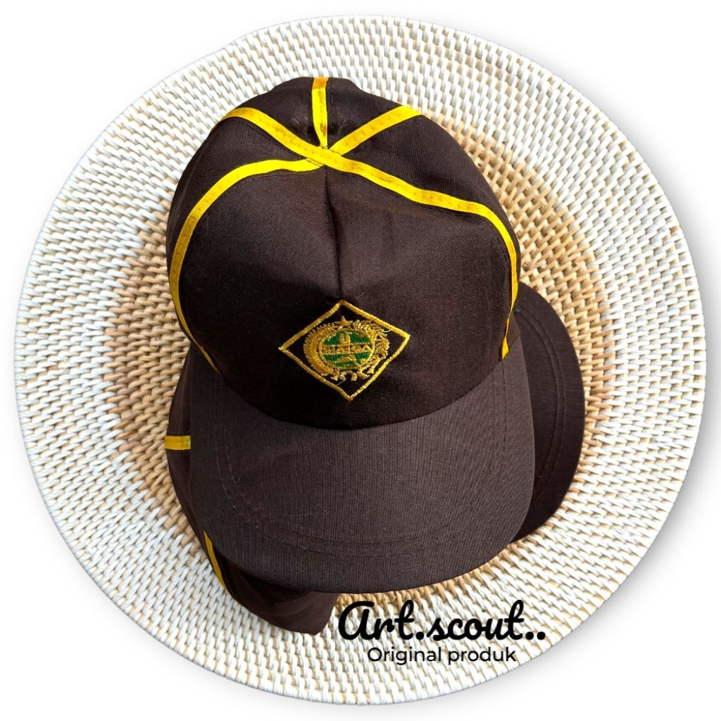 Topi Pramuka Siaga Premium Topi Anak SD Perempuan Lakilaki