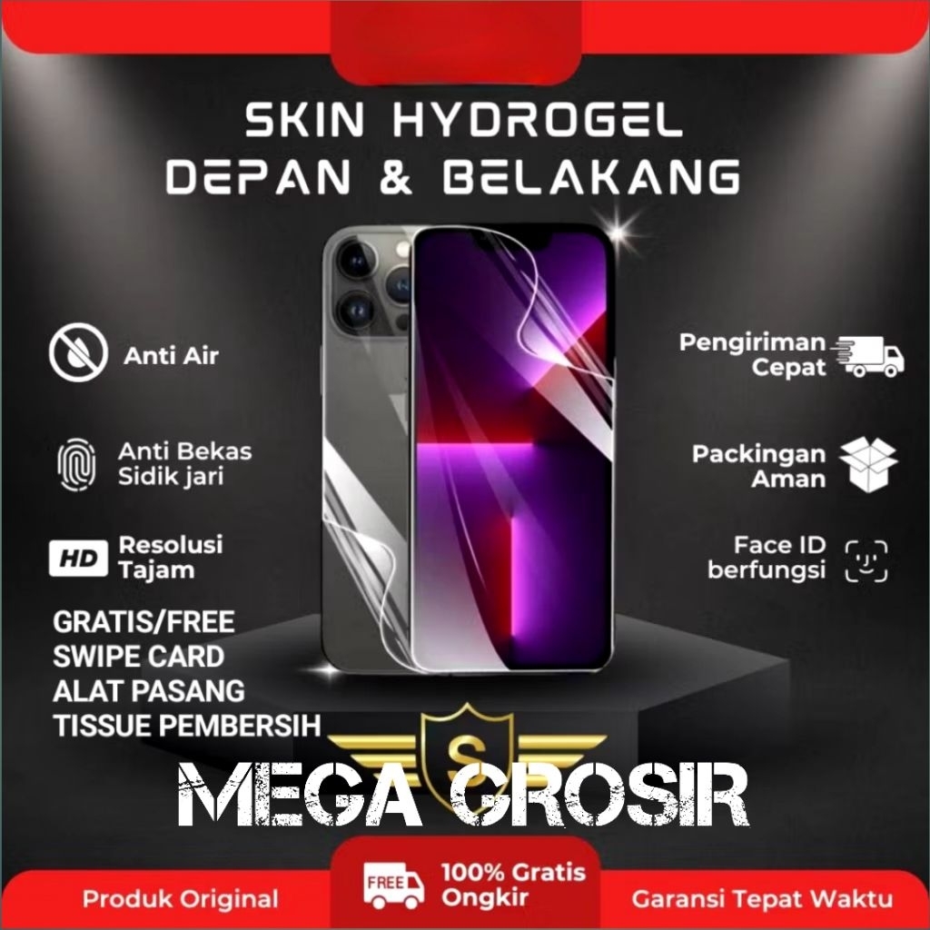 HYDROGEL HD FILM OPPO A5S A12 A7 A11K A59 A1K A3S TG PELINDUNG HP