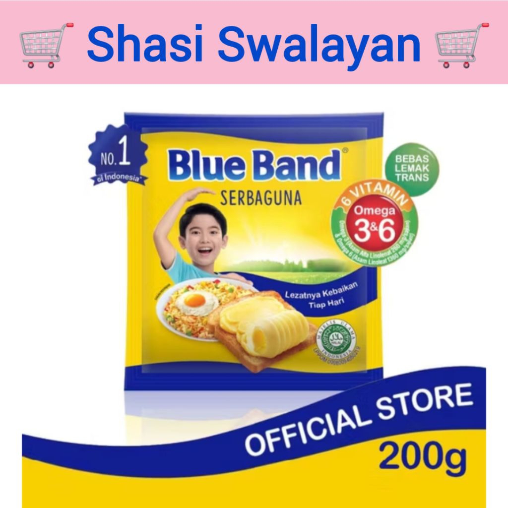 

BLUE BAND Margarin Serbaguna 200gr