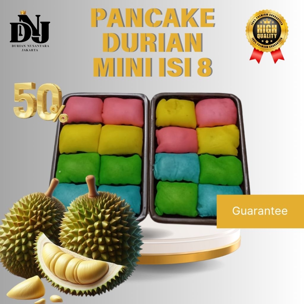 

Pancake Durian Mini isi 8