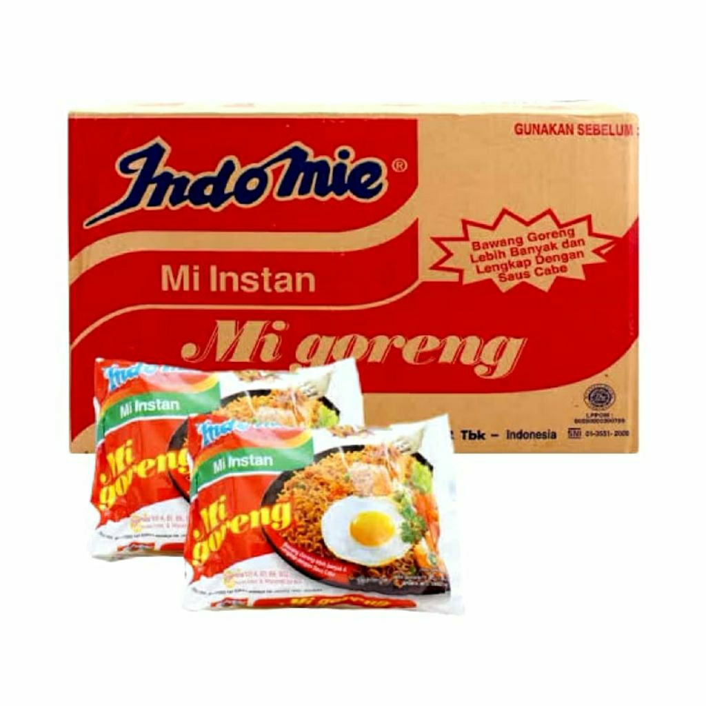 

Indomie Goreng, ayam bawang, soto mie