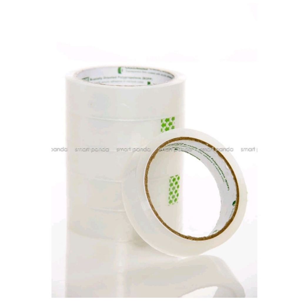 

Smart Panda Solatip 1" Bening Goldtape Hijau Kualitas Lem Baik Diameter 9,5cm Harga Pak Isi 6 Rol