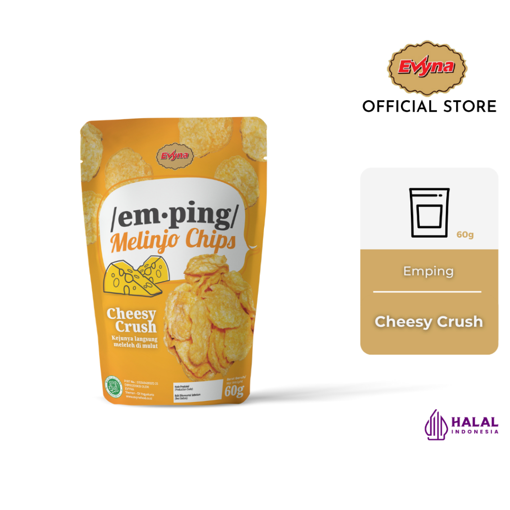 

Evyna Emping Melinjo Chips Cheesy Crush
