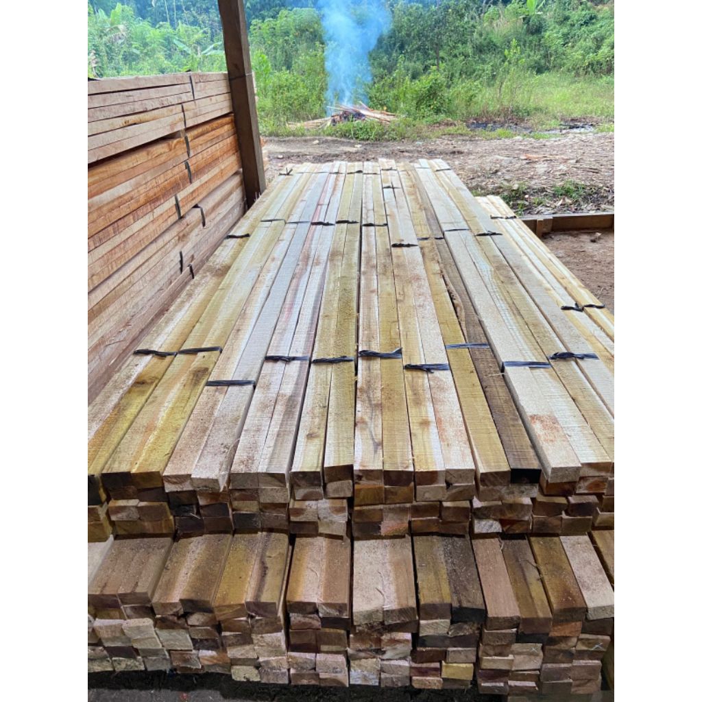 kayu kaso iketan super / curah iket ukuran 4x6x400  ( minimal order 108 batang )