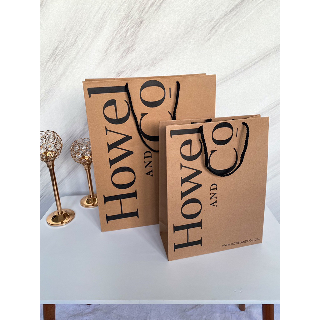 

Paperbag Howel & Co Pembungkus Hadiah Hampers Handuk Single / Couple