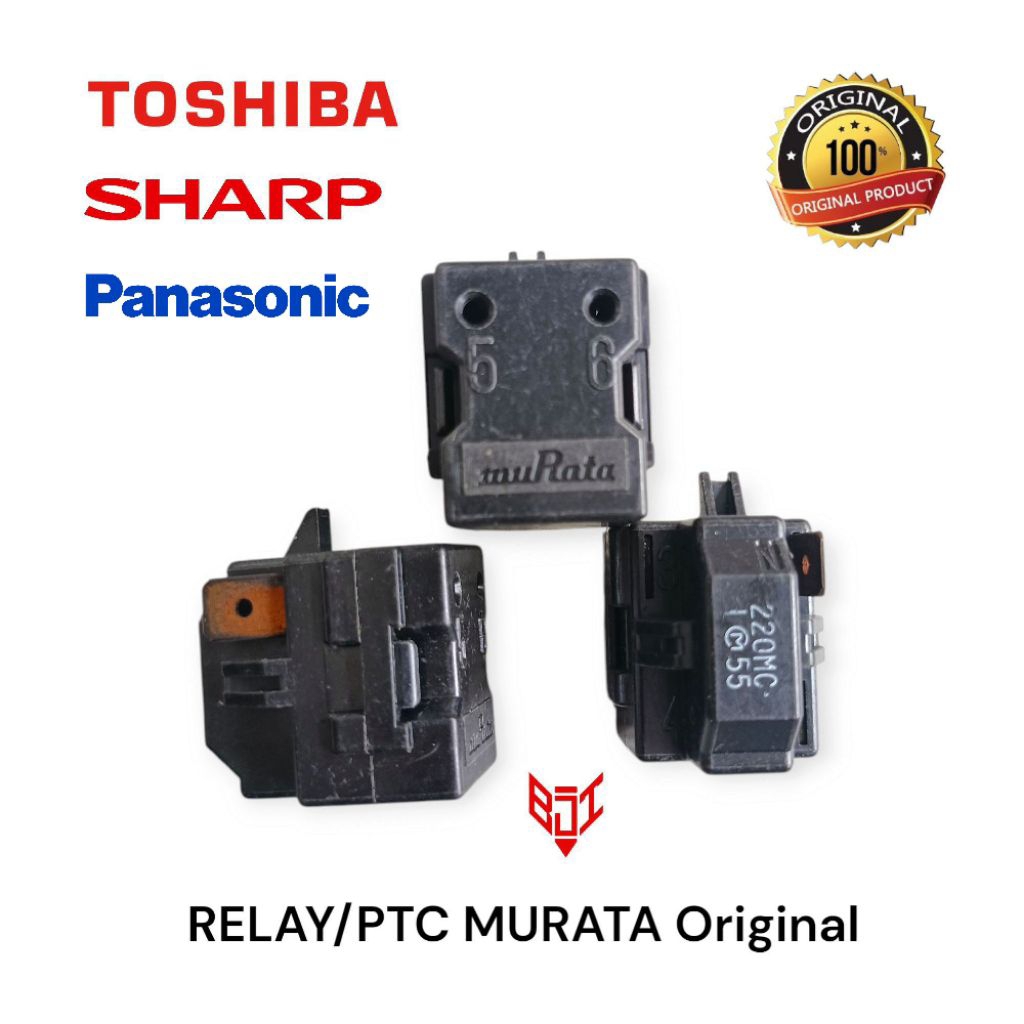 Relay - Rilay/ PTC Kulkas 1 Pintu Panasonic Toshiba | Relay MURATA Original