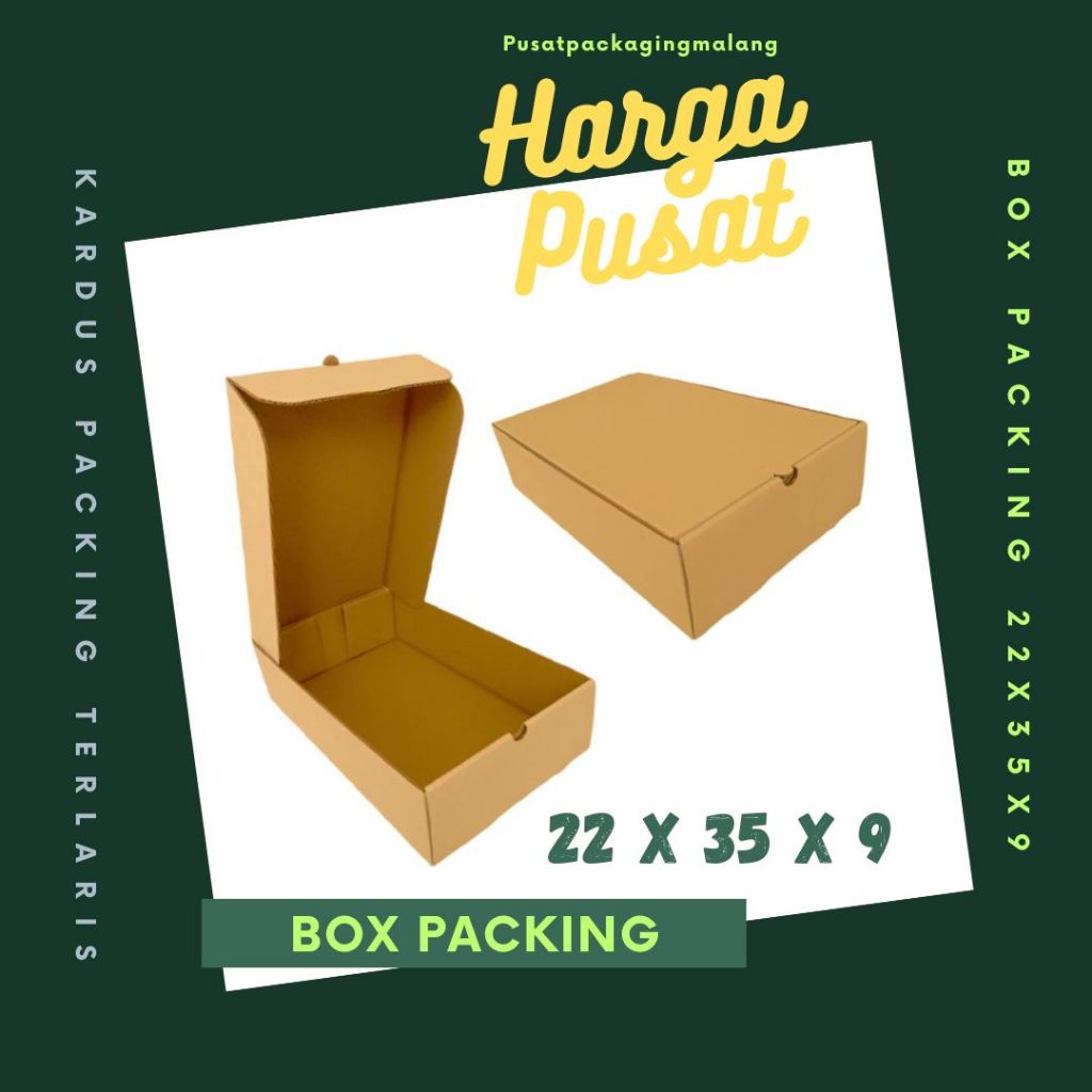 

Kardus 22x35x9 LD Box Packing Hampers Kotak Kemasan Packing Dus Baju Handuk Parfum Pusat Packaging