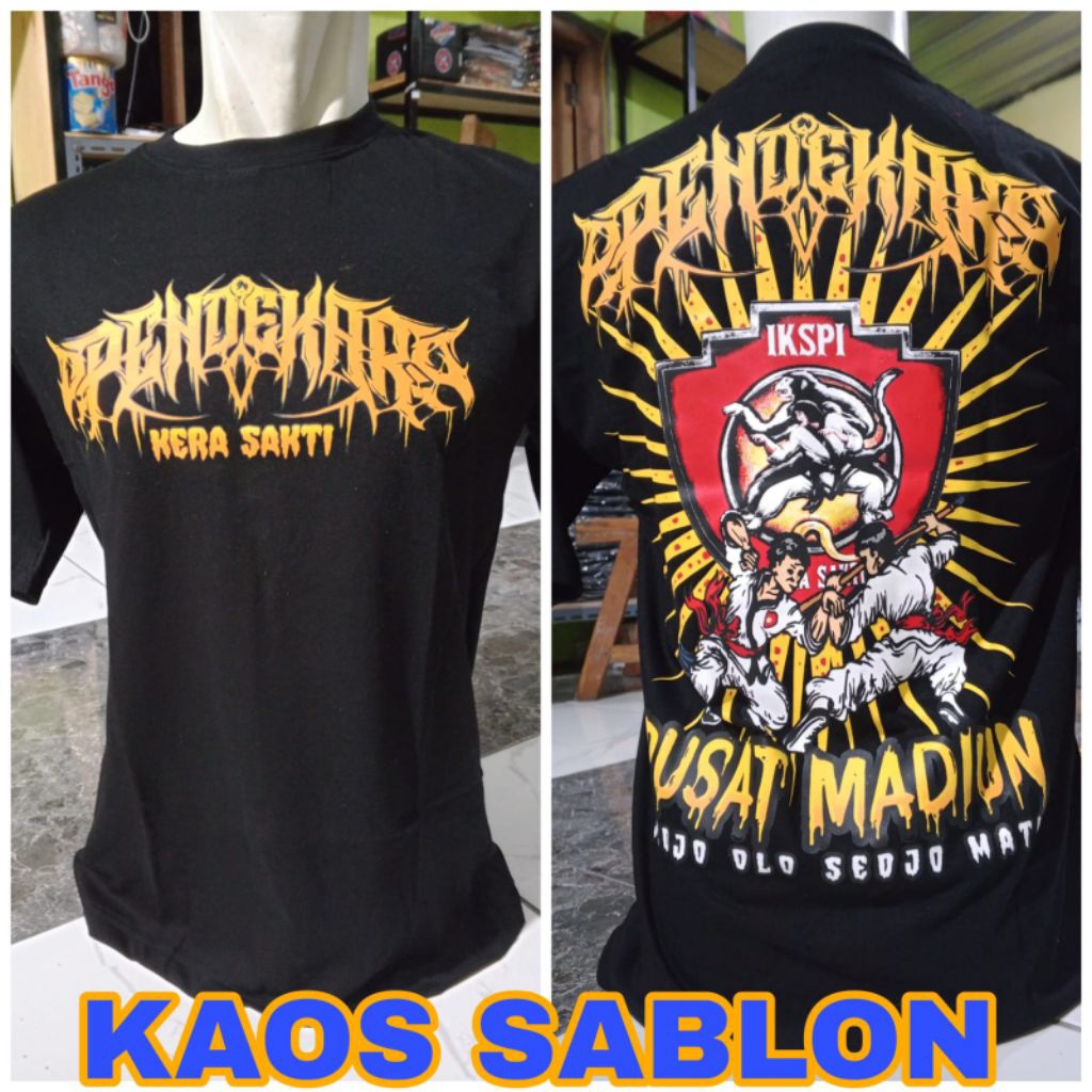 kaos sablon ikspi kera sakti/kaos sablon ikspi